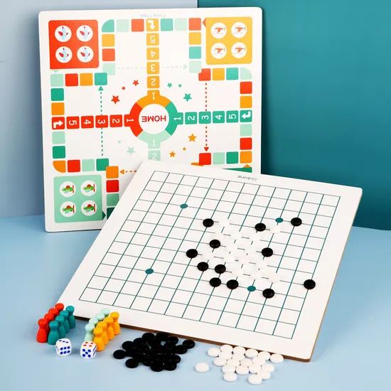 Two-in-One Multi-Functional Flying Chess Games Chess Color Color City Jinhua Function DIY Trademark SN Origin China Type DIY Toys - Image 2