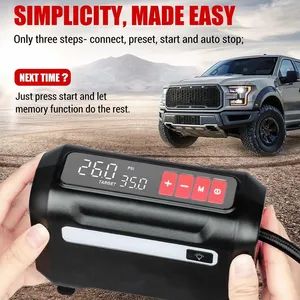 Outdoor Travel Digital Display Portable Air Compressor Tire Inflator - Image 5