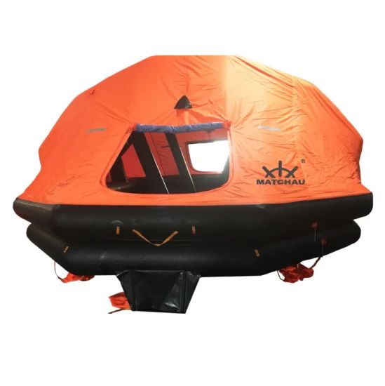 100 Persons Open Reversible Inflatable Life Raft Solas Life Raft Fitting Equipment a Pack or B Pack HS Code 89071000 Origin Jiangsu, China - Image 6