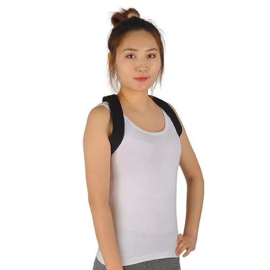 Adjustable Posture Corrector Back Support Shoulder Lumbar Brace Support Corset Back Belt - Image 3