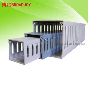 Cable Protector PVC Wiring Duct Slotted with Cover OEM OEM Origin China Shape Square Material PVC Trademark N/M Hole With - Image 6