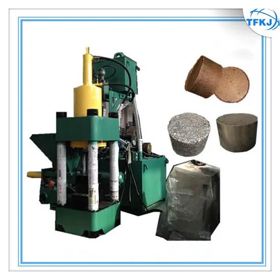 Iron Cast Scrap Aluminum Turings Press Machine Density 5.5 Power (Kw) 45 Automation Automatic Color Customer Decide Origin Wuxi, - Image 2