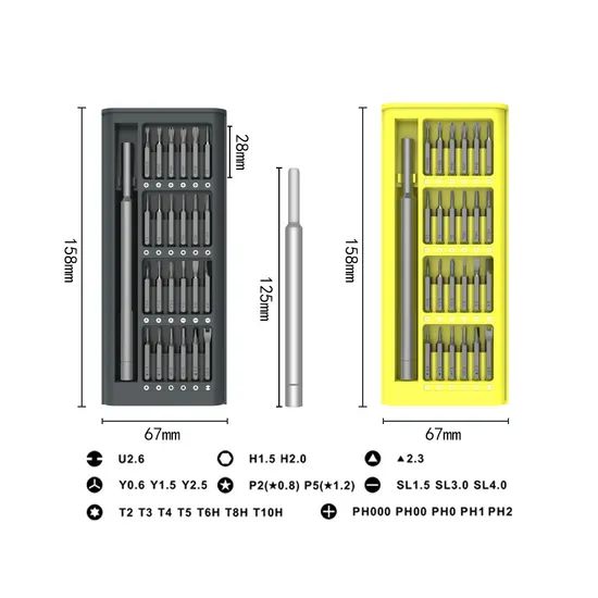 Tooljoy 25 in 1 Screwdriver Sets for Computer Repair - Image 5