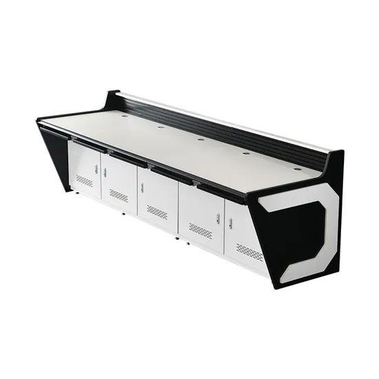 Office Furniture Display Support Workstation LED Light Command Center Computer Console Desk Security Operating Platform Tables - Image 2