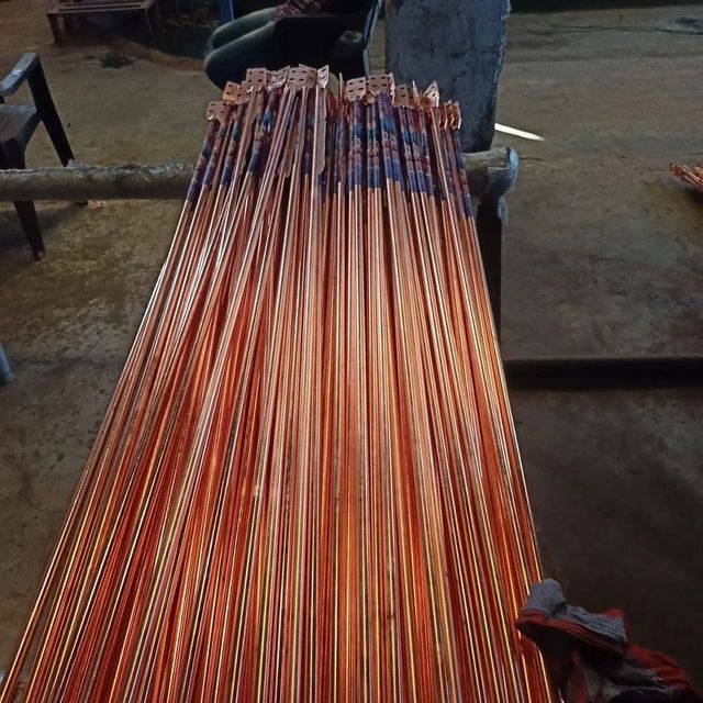 50 mm Gi Earthing Rod Color GREEN Capacity 1000 Rod Diameter 50 mm Model Name/Number BP-01 Usage/Application Panel , Motor , Equipment , transformer , PCC panel , MCC - Image 1
