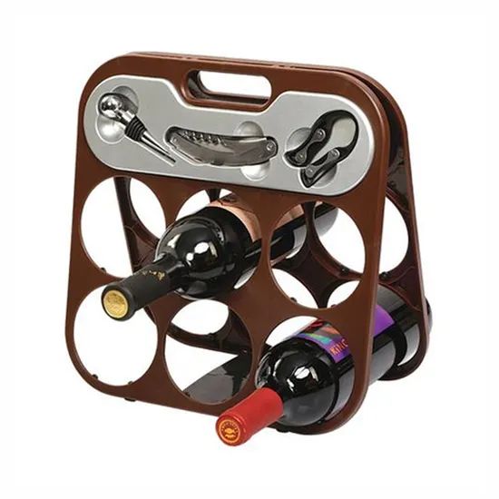 Zinc Alloy Six Bottle Wine Rack - Image 3