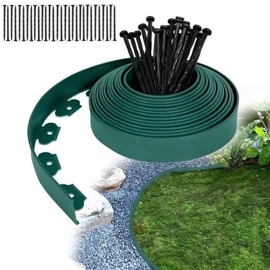 No-Dig Landscape Lawn Edging Garden Decoration Thick 2mm Trademark GN Package Roll Model NO. GN Length 10meters Material - Image 6