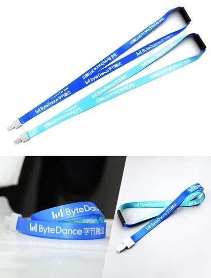 Customized Sublimation Logo Lanyards with No Minimum Order Width 25mm Origin China Pattern LOGO Style Business HS Code - Image 6