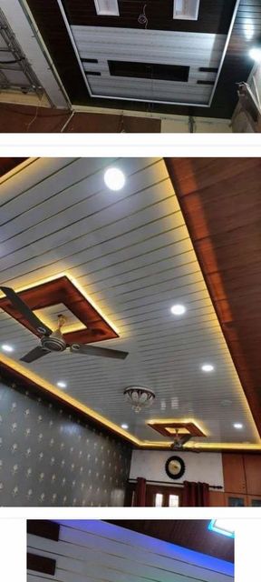 PVC False Ceiling Service Type PVC Material Polyvinyl Chloride Installation Method Suspended Maintenance Ease Easy - Image 3
