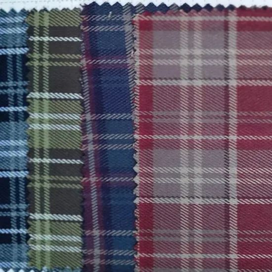 Tr Checkered Fabric Polyester Rayon Plaid Material for Formal Suits & Skirts - Image 3