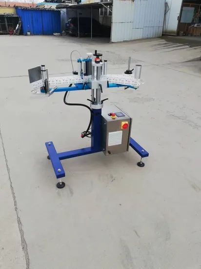 Top and Bottom Labeler Labeling Machine Trademark ZH Origin Yantai Motor Power 1kw Gross Weight 60kg HS Code 8422303090 Driven Type - Image 5