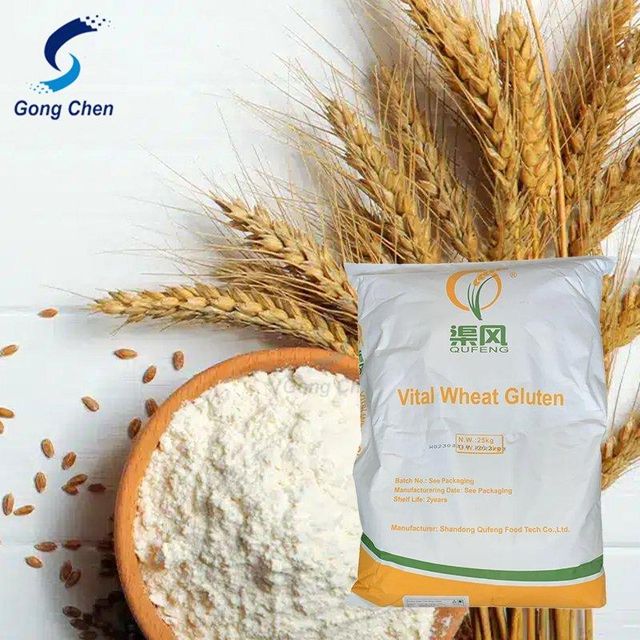 Vital wheat gluten Organic No Type gluten powder Packaging Size 25KG Texture Viscoelastic And Extensible Thermal Properties Thermal Coagulation - Image 3