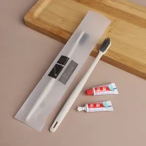 Hotel Slipper and Toothbrush with Mini Toothpaste Travel Essentials - Image 4