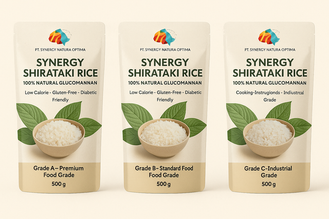 SlimShape Konjac Rice, Low Calorie & High Fiber Texture High Fiber Calorie Content Low Calorie Grade Grade A – Premium Food Grade - Image 3