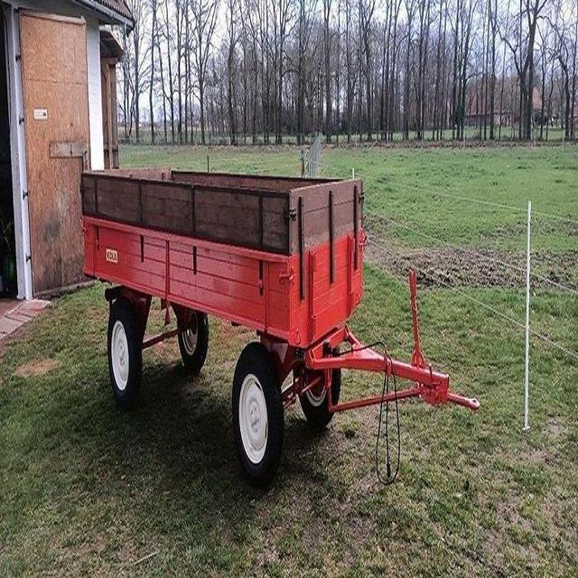 7x14 AMP Heavy Duty Farm Trailer Durable Hydraulic System Reinforced Steel Frame for Material Transport - Image 3