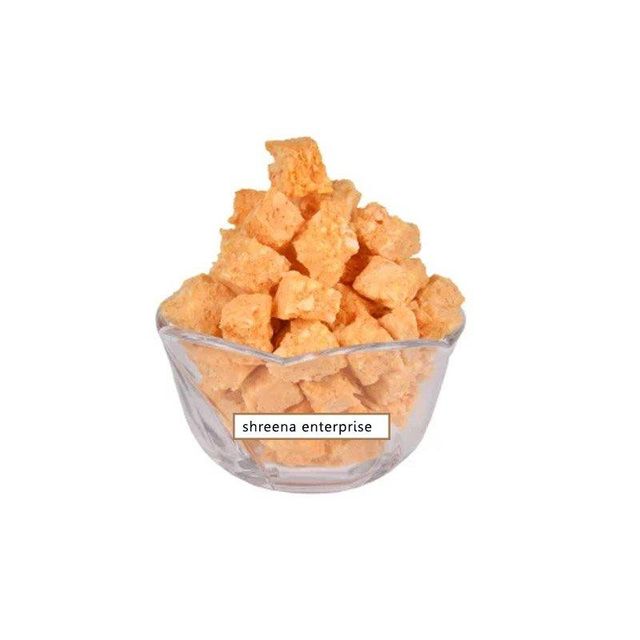 Full of Vitamin A C 100% dried fruit freeze dried papaya chips,papaya cubes for human with retail package snacks for OEM - Image 3