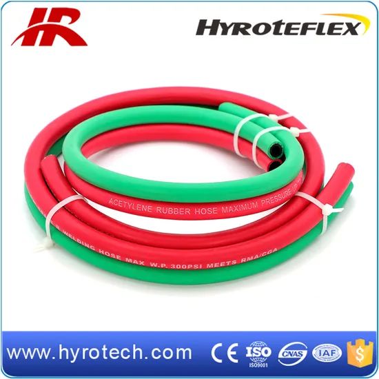 Oxygen Hose Rubber Hose/Tube/ Pipe B.P. 60bar W.P. 20bar Origin Shandong Size 6mm to 25mm HS Code 40092100 Color Color, - Image 1