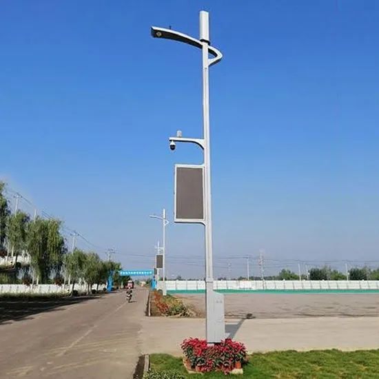 Smart Light Pole System for Smart Cities Type Round Origin China AC ...