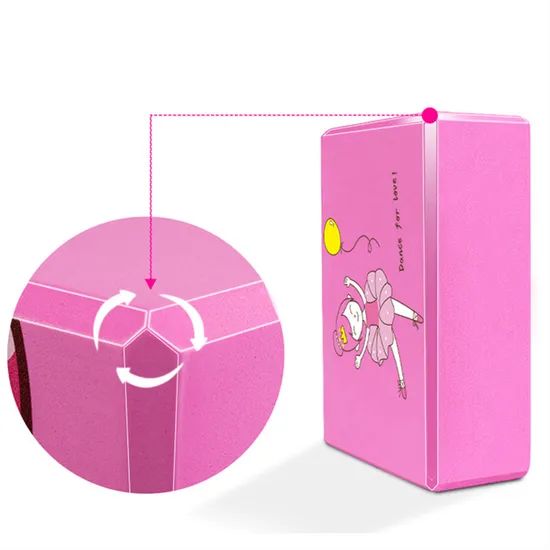 EVA Yoga Block Yoga Exercise Blocks Bricks Set Natural - Image 2