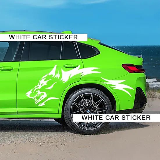 Wolf Totem Car Stickers Personality Decorative Car Rear Wheel Decal Door Stickers - Image 4