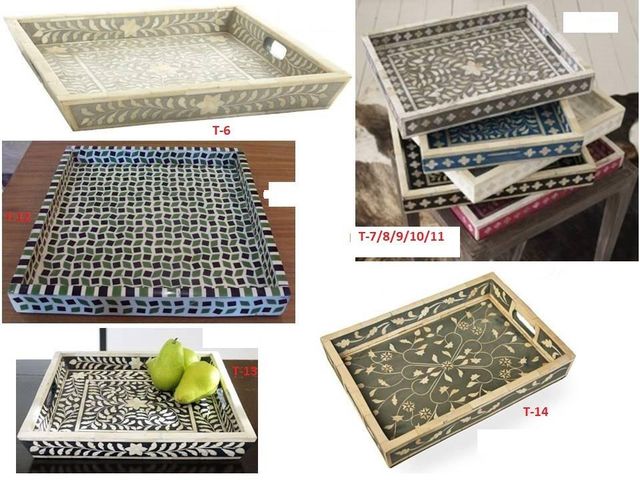 Buffalo Bone Inlay Tray - Image 5