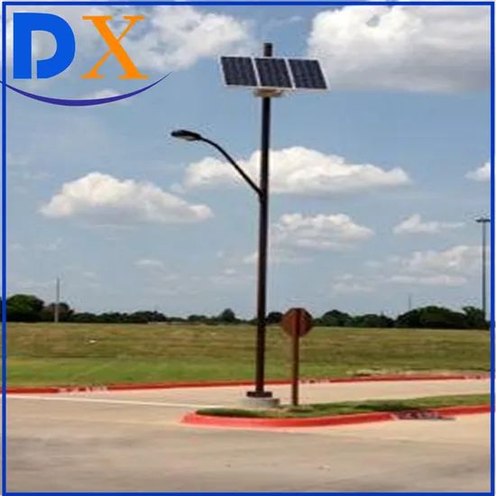 9m 80W Solar LED Street Lights Power ≥30W Origin China Voltage 12/24V IP Rating IP65 Light Type Solar HS Code 54094090 Model NO. DX-0013 - Image 2