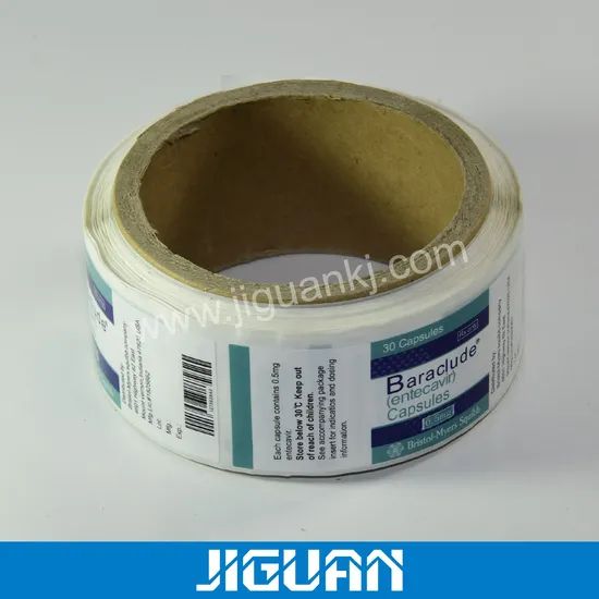Packaging Adhesive Label Sticker Printing Model NO. Z0401060 Feature Waterproof HS Code 4821100000 Artwork Customized Trademark - Image 5