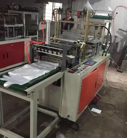 Fully Automatic Computer Control Ruian PE Disposable Plastic Gloves Making Machine - Image 6