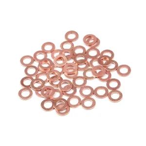 Good Quality Copper Flat Gasket Sealing Flat Washers Car Copper Washer Copper Gasket - Image 1
