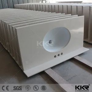 Artificial Stone Worktop Vanity Top Trademark KKR Colors 100 Colors Design Customized HS Code 6810999000 Size up to - Image 1