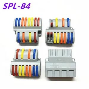 Spl84 Universal Push Pull Levers Electrical Quick Splice Wire Terminal Block Connector - Image 2
