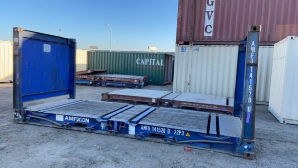Used Shipping Containers / 20Ft X 8Ft Used Flat Rack Shipping Containers - Image 4