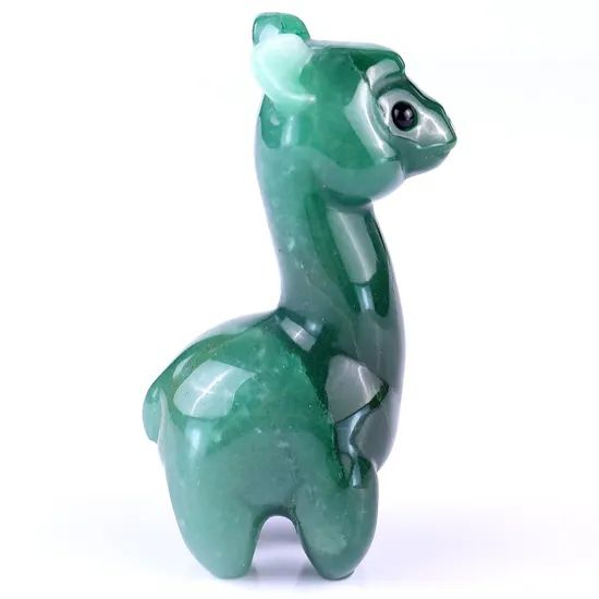 Natural Crystal Green Aventurine Alpaca Animals Stone Crafts Small Decoration Alpaca Home Decor Christmas Gifts - Image 3