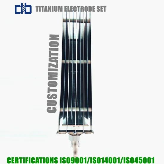 Titanium Electrode, Mmo Coated Titanium Anode for Sodium Hypochlorite Generator - Image 1