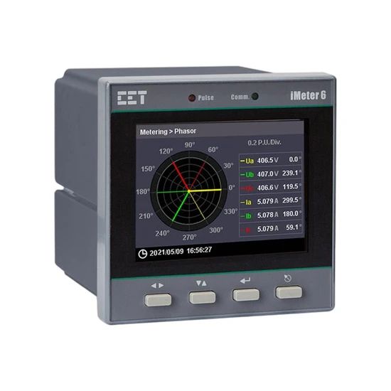 iMeter 6 Class 0.2S three phase PQ electric energy meter with color LCD ...