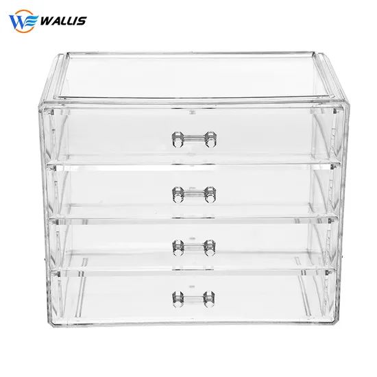 Large Four Drawer Transparent Acrylic Multilayer Drawer Cosmetic Storage Box Desktop Jewelry Storage Box - Image 5