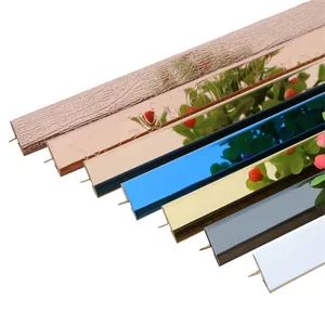 Gold Metal Inlay Strips Metal Trim Tile Stainless Steel Decorative Strip - Image 2