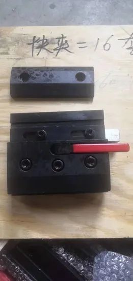 Fast Clamp for Press Brake Brades Color Black Origin China Trademark DURAMA HS Code 7201100000 Package Customized Connection - Image 2