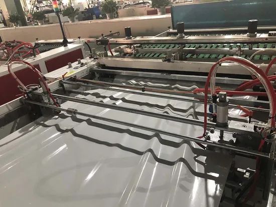 2 Line PLA PE OPP Hot Side Sealing Punching Bag Making Machine - Image 6