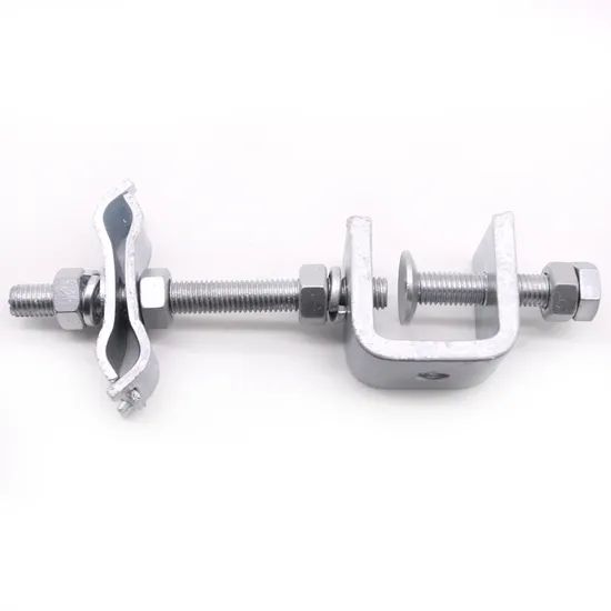 Down Lead Clamp for Tower Origin China Model NO. TGY-T HS Code 76109090 Trademark POWTECH Transport Package Wooden Case Production Capacity - Image 5