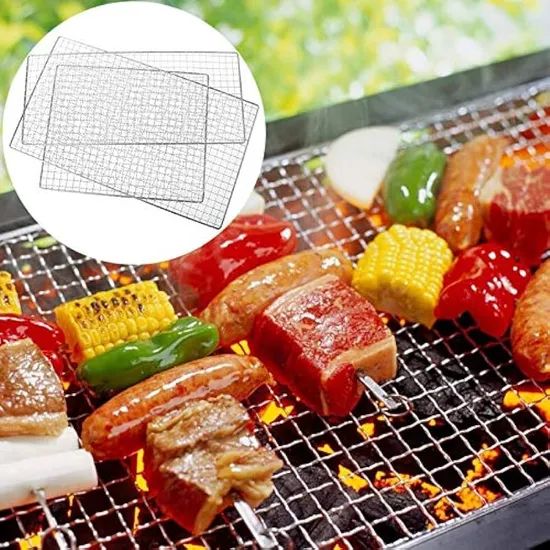 Factory Customization Disposable Round Barbecue Mesh BBQ Grill Grates Stainless Steel Barbecue Wire Mesh Multi-Function Cooking Grate for Outdoor Grill - Image 6