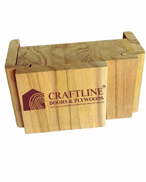 Wood Architrave Frame, 6 Feet Shape Arch Height 6 Feet Color Natural Finish Flawless Strength Superior Wood Type - Image 1