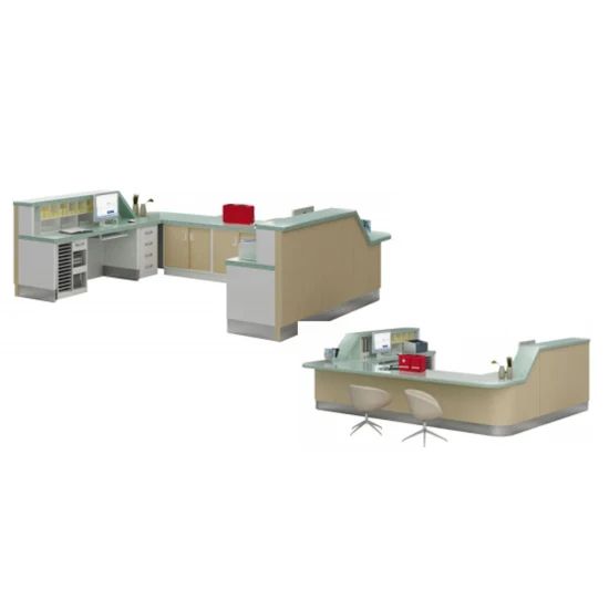 Modern Customized Reception Desk Nurse Station Hotel Commercial Counter - Image 1