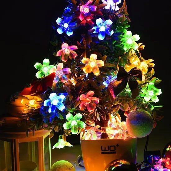Outdoor Colorful Solar Powered LED String Light for Christmas Tree Decorations Lighting - Image 6