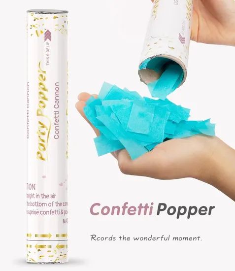 Environmental Confetti Cannon Party Poppers - Image 5