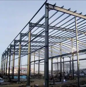 Metal Prefab Prefabricated Steel Structure Hospital Building Railway Station Basic Steel Structure Warehouse - Image 2
