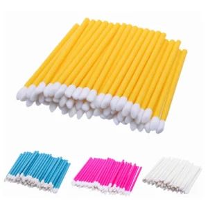 Disposable Makeup Lip Min Brush Origin Anqing Trademark OEM Model NO. TOP-LB HS Code 3926909090 Specification 93mm Brush Material - Image 1
