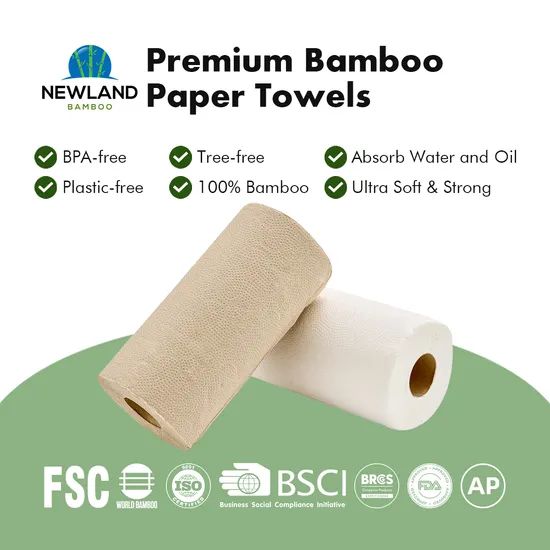 OEM Bamboo Pulp Kitchen Paper Towels, Custom Packaging Available - Image 2