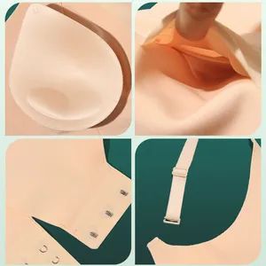 Seamless Plus Size Full Cup Push Up Backless Wire Free 15D U Back MOQ100 - Image 3