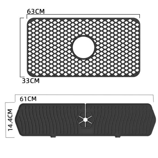 Kitchen Sink Protector Sink Faucet Mat Dish Drying Mats Wbb28075 - Image 3